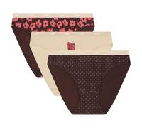 Dim Slip Donna con Tasche in Cotone x3 | Slip Multicolore | Comfort in Cotone ed Elastan | Cintura Morbida | Stile Quotidiano, Multicolore, M