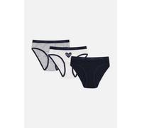 Dim - Slip Les Pockets Coton Fille - Lot de 3 Blu - Abbigliamento 8A Blu