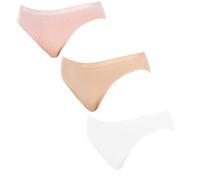 DIM Slip Les Pockets Ecodim in Cotone Comfort Donna x3, Skin/Rosa/Perla, L