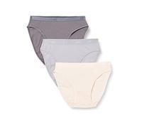 DIM Slip Les Pockets Ecodim in Cotone Comfort Donna x3, Tortora/Rosa/Grigio, M