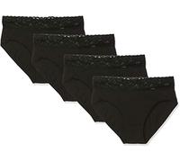 DIM Slip Maxi in Cotone Femminile Comfort Donna x4, Nero, M