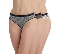 Dim Slip Perizoma Pockets in Cotone Donna x3, Multicolore, S