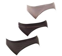 DIM Slip Pockets in Cotone Elasticizzato Donna x3, Pacchetto Nero Logo, XXL