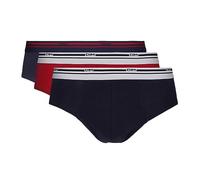 DIM Slip Stretch Cotton Colori Classici Comfort Uomo x3, Blu Denim/Rosso Lava/Blu Denim, M