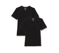 Dim T-Shirt Uomo Termo-Regolazione in Cotone con Girocollo Dim Sport x2, Nero, L