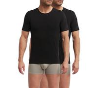 Dim T-Shirt Uomo Termo-Regolazione in Cotone con Girocollo Dim Sport x2, Nero, M