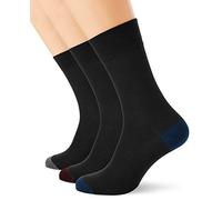 Dim Calzini uomo Mix & Match cotone misto x3 Comfort e traspirabilità Nero/Blu 43-46