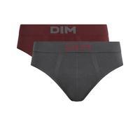 Dim Slip Seamless Micro X2, Grigio Quarzo/Bordeaux Freddo, L (Pacco da 2) Uomo