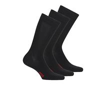 Dim - Coton Mi-Chaussettes Homme X3 Nero - Calze e collant 39 - 42 Nero
