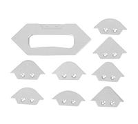 Dima del Raggio Angolo Tavolo Router, Modelli di Punte Router Quick-Jig Raggio Modello Profilo per Smusso Rifilatura per Lavorazione Legno