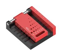 Dima di foratura portatile - Piastra guida per la lavorazione del legno da 6 cm | Ausilio per il posizionamento dei fori 'armadio per cassetti modello, banco da lavoro, carpenteria - Officina degl