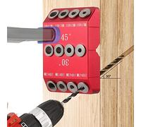 Dima di Guida per Fori di Perforazione Ad Angolo 30/45/90° per Fori Angolati e Dritti, Dima di Foratura per di Ritardo per Ringhiere per Cavi, 1 PZ