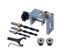 Dima di perforazione dei tasselli attivata a pressione in lega di alluminio | Strumento di falegnameria per la lavorazione del legno di precisione Strumento di foratura per armadi