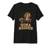 Dima Maghrib Morocco Pride Heritage Design Cavallo Barb Maglietta Premium