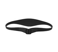 Dima per la rasatura del collo, regolabile, curva, in silicone, guida per il taglio dei per bambini e adulti. (Nera)