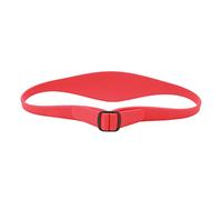 Dima per la rasatura del collo, regolabile, curva, in silicone, guida per il taglio dei per bambini e adulti. (Rossa)