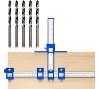 Dima Per Spinatura Legno, Ocalizzatore Di Punzoni Per Legno, Guida Per Foratura Rimovibile, Per Cassetti Armadietti Maniglie Delle Porte
