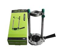 Dima per trapano per fori dritti Supporto per guida multiangolare portatile Supporto mobile Staffa per aneto elettrico regolabile Guida semplice regolabile Set in lega di alluminio e acciaio al