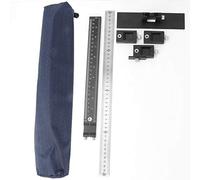 Dima spinatura per legno, guida fori a tasca in alluminio con righello regolabile - precisione e rapidità per falegnameria, ideale per foratura e posizionamento