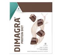Dimagra Protein Diet - Integratore Proteico per Dieta Chetogenica e Controllo del Peso - Pronto da Bere - Alto Contenuto Proteico e Low Carb - Gusto Cioccolato - 10 Pouch da 220 g
