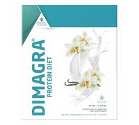 Dimagra Protein Diet - Integratore Proteico per Dieta Chetogenica e Controllo del Peso - Pronto da Bere - Alto Contenuto Proteico e Low Carb - Gusto Vaniglia - 10 Pouch da 220 g