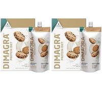 Dimagra Protein Diet - Integratore Proteico Pronto da Bere per Dieta Chetogenica e Controllo del Peso - Low Carb, Alto Contenuto Proteico - Gusto Biscotto - 7 Pouch da 220 g (Confezione da 2)