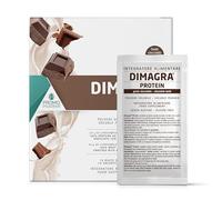 Dimagra Protein - Integratore Proteico per Dieta Chetogenica e Controllo del Peso - Proteine in Polvere per Dimagrimento Efficace - Gusto Cioccolato - 15 buste da 22 g