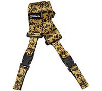 DiMarzio® ClipLock® Steve Vai UtoPIA, tracolla per chitarra a sgancio rapido, 5 cm, nero/oro