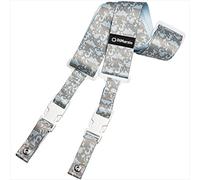 DiMarzio DD 2253 Steve Vai Signature - Tracolla per chitarra con sistema ClipLock, design Utopia blu/argento