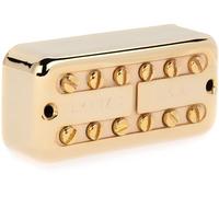 DiMarzio® New'Tron™, pickup al collo, distanziati standard, copertura dorata, inserto crema