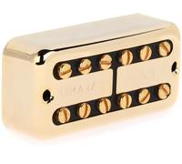 DiMarzio® New'Tron™, pickup al collo, distanziati standard, copertura dorata, inserto nero