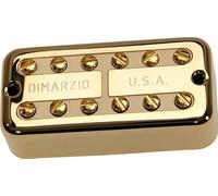 DiMarzio® New'Tron™, pickup al ponte, spaziatura F, copertura dorata, inserto crema