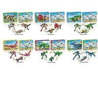 Dimasa - Set di Costruzione Dino Robot Animali Giochi, Multicolore, Normale (DIM12355)