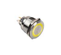 DimasTech Vandalismusschalter/-taster 25mm Silverline Ring RGB Stahl PD197