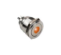 DimasTech Vandalismustaster 25mm Silverline Dot RGB Stahl PD216