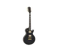 Dimavery 26215156 E-Guitar, Black/Gold