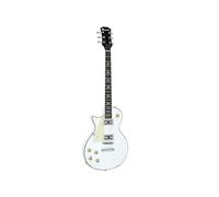 Dimavery 26219382 Chitarra Elettrica LH, Bianco, Multicolore, Taglia Unica