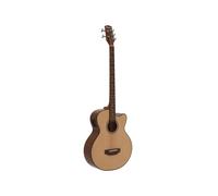DIMAVERY AB-455 Basso Acustico 5 Corde Naturale con Pickup e Equalizzatore 3 Ban