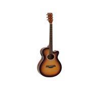 DIMAVERY AW-400 Chitarra Folk Cutaway Sunburst - Strumento Musicale Professional