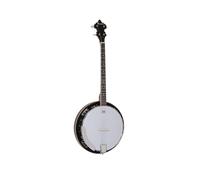 DIMAVERY BJ-04 Banjo a 4 Corde con Ponte Cromato e Pelli REMO
