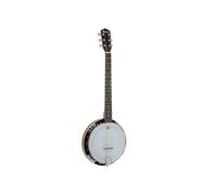 DIMAVERY BJ-30 Banjo a 6 Corde con Cordiera Cromata - Strumento Musicale Profess