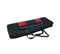DIMAVERY Borsa per Tastiera L in Nylon Nero con Tasche Esterne e Maniglia Robust