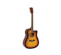 DIMAVERY DR-520 Chitarra Acustica Dreadnought 4/4 Sunburst