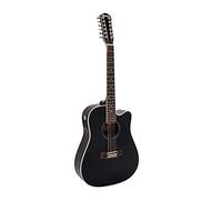 Dimavery - Dr-612 Occidentale, Chitarra 12 Corde, Nero - SPEDIZIONE GRATUITA