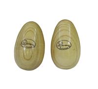 DIMAVERY Egg Shaker in Legno - Set di 2 Pezzi per Percussioni Musicali
