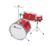 Dimavery - Batteria Acustica Per Bambini, 3 Pezzi, Rosso Dimavery Jds-203 - SPEDIZIONE GRATUITA