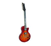 DIMAVERY LP-612 chitarra elettrica, sunburst fiammato