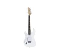 DIMAVERY ST-203 E-Guitar LH, white