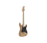DIMAVERY ST-303 Chitarra Elettrica Naturale con Tremolo, Single Coil e Manico in