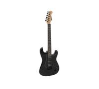 DIMAVERY ST-312 Chitarra Elettrica Nera con Pickup Humbucker e Single Coil, Desi
